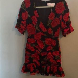 Red Flower Dress